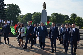 Об открытии Аллеи Памяти в Бресте