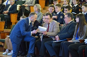 12 января состоялся телемост, соединивший Брест, Москву и международную космическую станцию